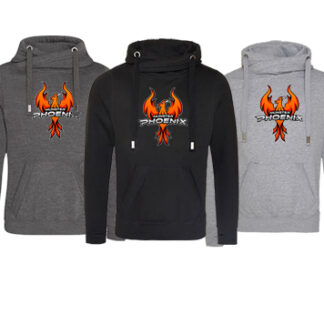 CROSS NECK HOODIE LOGO