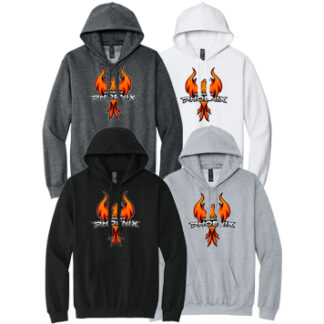 1Softstyle® Midweight Sweat Adult Hoodie SF500 LOGO