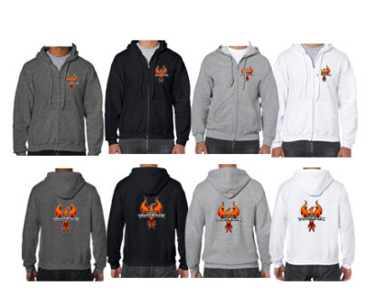 Softstyle® Adult Full Zip Hooded Sweatshirt SF600 LOGO